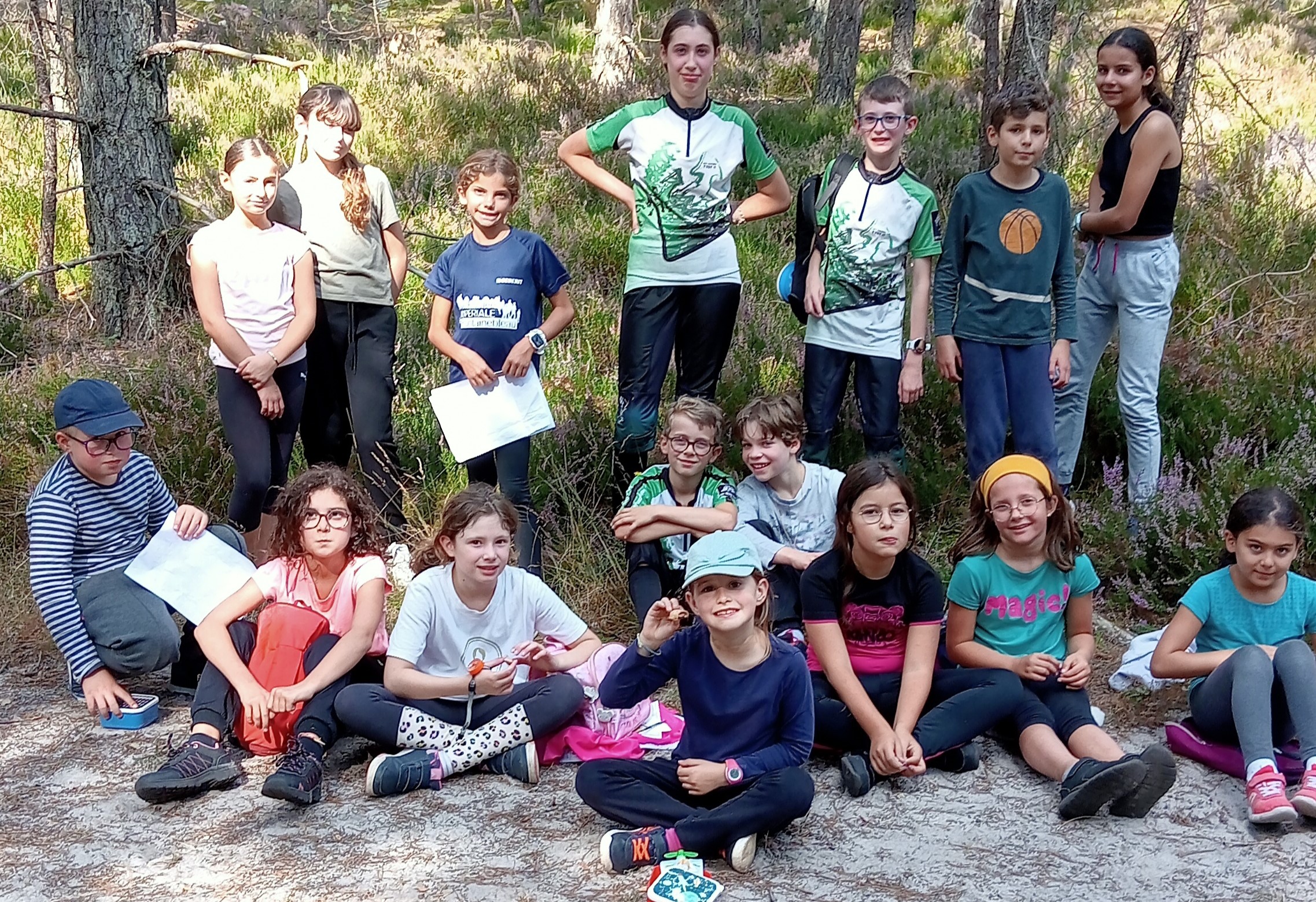 entrainements de course d'orientation
